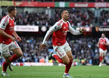 مارتينيلي بعد هدفه القاتل أمام مانشستر سيتي لم يحالفنا الحظ والتعادل غير كاف