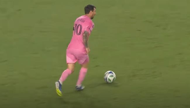 اسيست ميسي الرائع في مباراة انتر ميامي ودي سي يونايتد بالدوري الامريكي