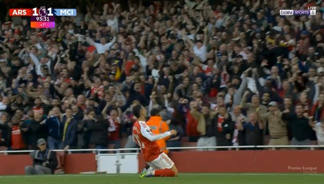 هدف تعادل ارسنال الرائع القاتل مع مانشستر سيتي 1 1 مارتينيلي
