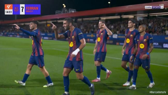 اهداف مباراة برشلونة وخيتافي 3 0 الدوري الاسباني