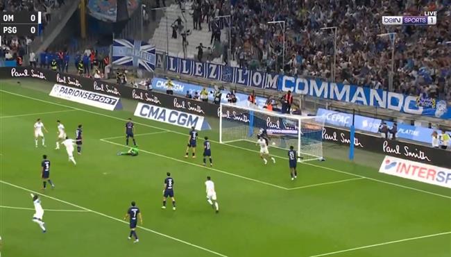 هدف نايف اكرد في مرمي باريس سان جيرمان بالدوري الفرنسي