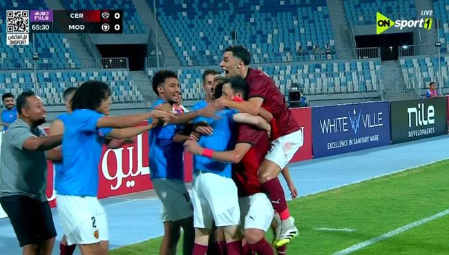 اهداف مباراة سيراميكا كليوباترا ومودرن سبورت 2 0 الدوري المصري