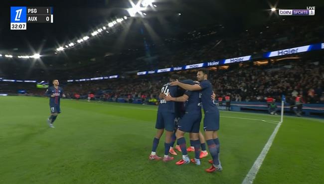 اهداف مباراة باريس سان جيرمان واوكسير 2 0 الدوري الفرنسي