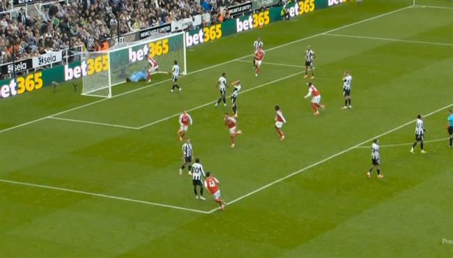 هدف تعادل ارسنال مع نيوكاسل 1 1 الدوري الانجليزي