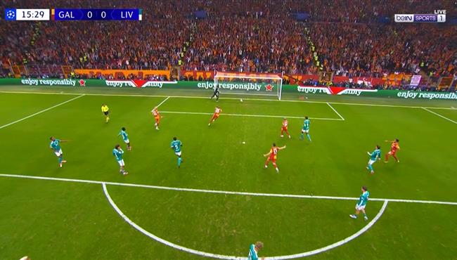 هدف فوز جالطة سراي علي ليفربول 1 0 دوري ابطال اوروبا