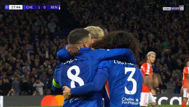 هدف فوز تشيلسي علي بنفيكا 1 0 دوري ابطال اوروبا