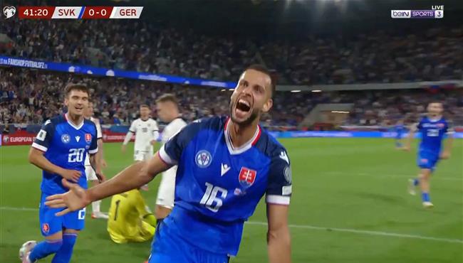 هدف سلوفاكيا الاول في مرمي المانيا بتصفيات كاس العالم