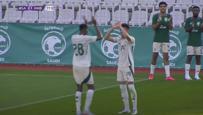 اهداف مباراة السعودية ومقدونيا 2 1 مباراة ودية