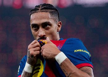 فيديو ببراعة رافينها يسجل هدف برشلونة الثالث أمام ريال مدريد