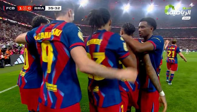 اهداف مباراة برشلونة وريال مدريد 3 2 نهائي كأس السوبر الاسباني