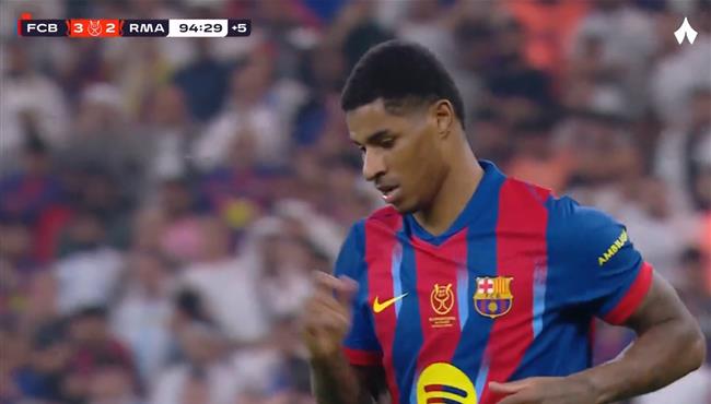 راشفورد يهدر انفراد امام ريال مدريد بنهائي كأس السوبر الاسباني