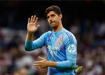 كورتوا لاعب ريال مدريد كان كابوس برشلونة في نهائي كأس السوبر