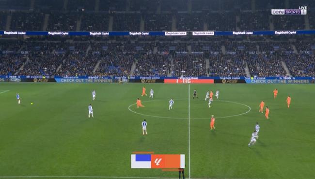 ملخص مباراة برشلونة وريال سوسيداد 1 2 الدوري الاسباني