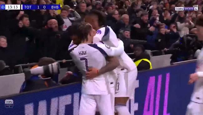 اهداف مباراة توتنهام وبوروسيا دورتموند 2 0 دوري ابطال اوروبا