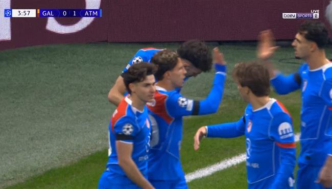 اهداف مباراة اتلتيكو مدريد وجالطة سراي 1 1 دوري ابطال اوروبا