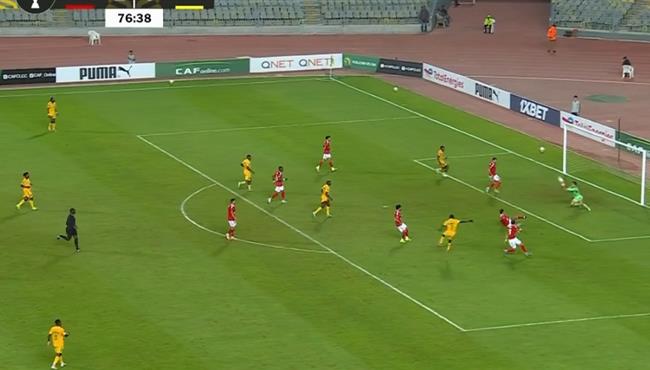 مصطفي شوبير يتألق ويحرم يانج افريكانز من هدف بدوري ابطال افريقيا