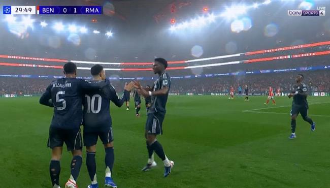 اهداف مباراة ريال مدريد وبنفيكا 2 4 دوري ابطال اوروبا