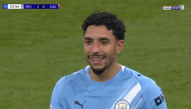 ملخص لمسات عمر مرموش في مباراة مانشستر سيتي وجالطة سراي بدوري ابطال اوروبا