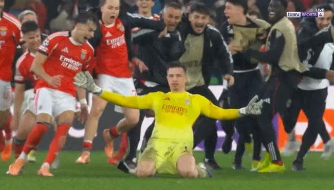 هدف حارس بنفيكا القاتل في مرمى ريال مدريد بدوري أبطال أوروبا