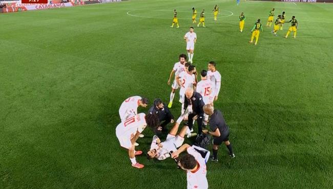 اصابة ديلان برون وخروجة في مباراة تونس ومالي بكأس أمم أفريقيا