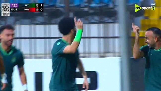 هدف الاتحاد الثاني في مرمي حرس الحدود بالدوري المصري