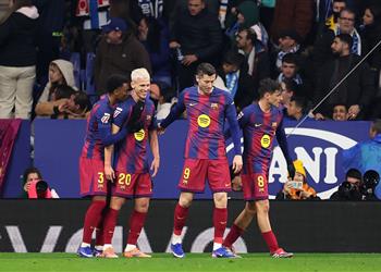 ترتيب هدافي الدوري الإسباني بعد هدف ليفاندوفسكي في مباراة برشلونة وإسبانيول