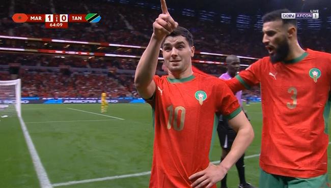 هدف فوز المغرب علي تنزانيا 1 0 كأس امم افريقيا