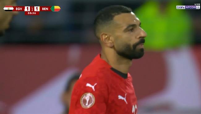محمد صلاح يهدر هدف فوز قاتل امام بنين بكأس أمم أفريقيا