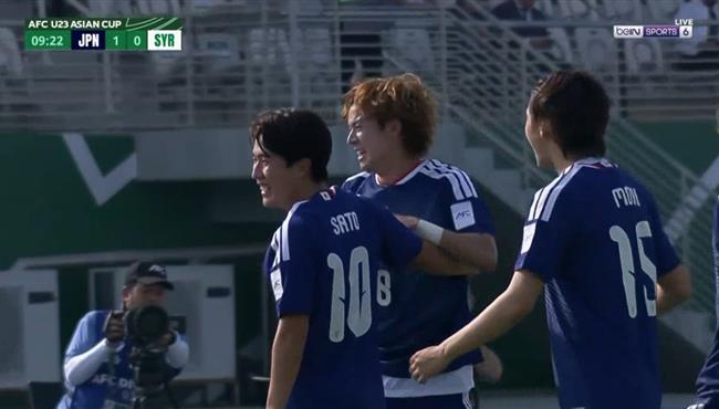 اهداف مبارة سوريا واليابان 0 5 كأس اسيا تحت 23 عام