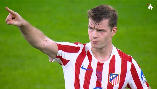 هدف اتلتيكو مدريد الاول في مرمي ريال مدريد بكاس السوبر الاسباني