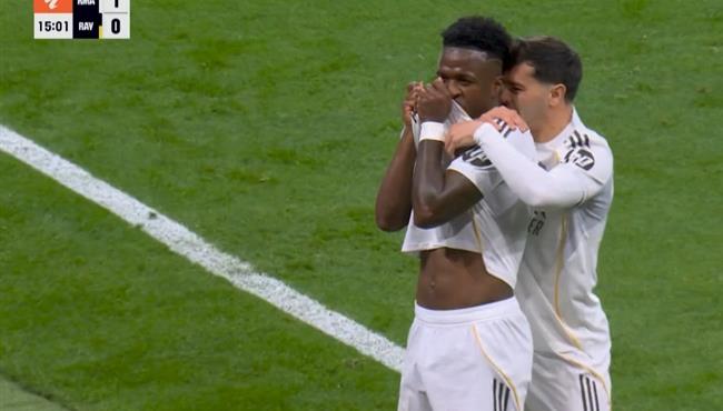 اهداف مباراة مباراة ريال مدريد ورايو فاليكانو 2 1 الدوري الاسباني