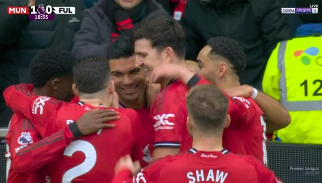 اهداف مباراة مانشستر يونايتد وفولهام 3 2 الدوري الانجليزي
