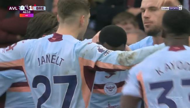 هدف فوز برينتفورد علي استون فيلا 1 0 الدوري الانجليزي