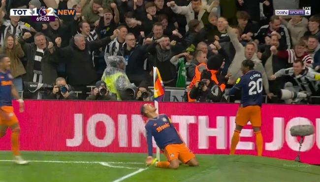 اهداف مباراة توتنهام ونيوكاسل 1 2 الدوري الانجليزي