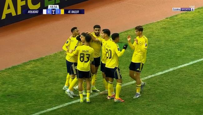 هدف فوز النصر علي اركاداغ 1 0 دوري ابطال اسيا
