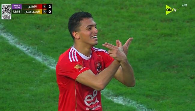 هدف الاهلي الثاني في مرمي الاسماعيلي بالدوري المصري
