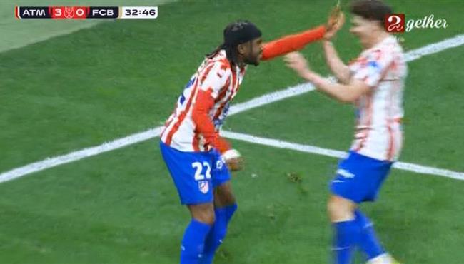 هدف لوكمان في مرمي برشلونة بكأس ملك اسبانيا