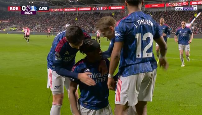 اهداف مباراة ارسنال وبرينتفورد 1 1 الدوري الانجليزي