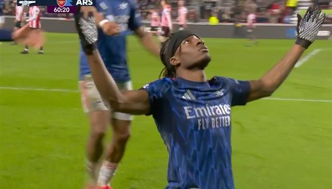 هدف ارسنال الاول في مرمي برينتفورد بالدوري الانجليزي