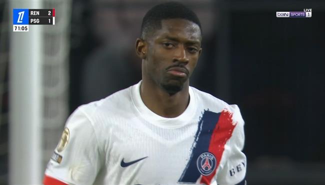 هدف عثمان ديمبيلي في مرمي رين بالدوري الفرنسي