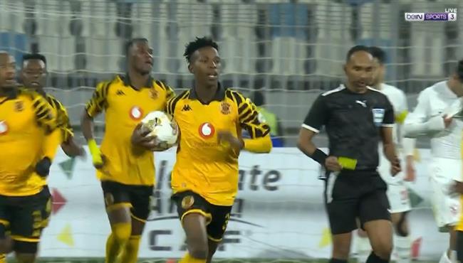 هدف كايزر تشيفز الاول في مرمي الزمالك بكأس الكونفيدرالية