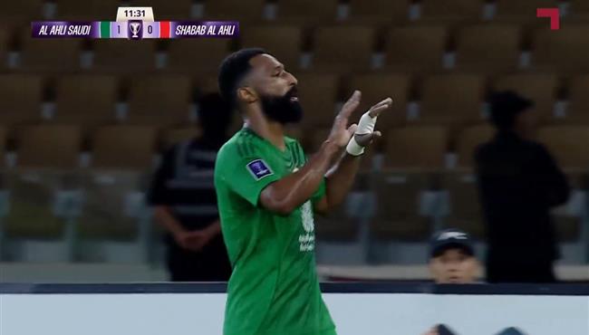 هدف الاهلي السعودي الاول في مرمي الاهلي الاماراتي بدوري ابطال اسيا