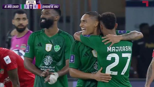 هدف الاهلي السعودي الثالث في مرمي الاهلي الاماراتي بدوري ابطال اسيا