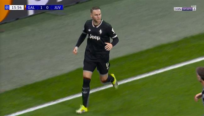 هدف تعادل يوفنتوس مع جالطة سراي 1 1 دوري ابطال اوروبا