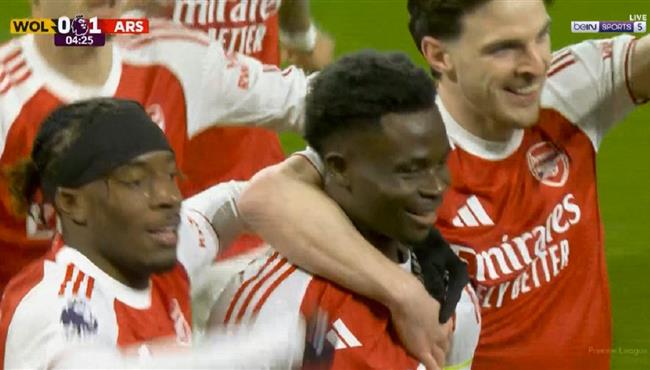 اهداف مباراة ارسنال وولفرهامبتون 2 2 الدوري الانجليزي