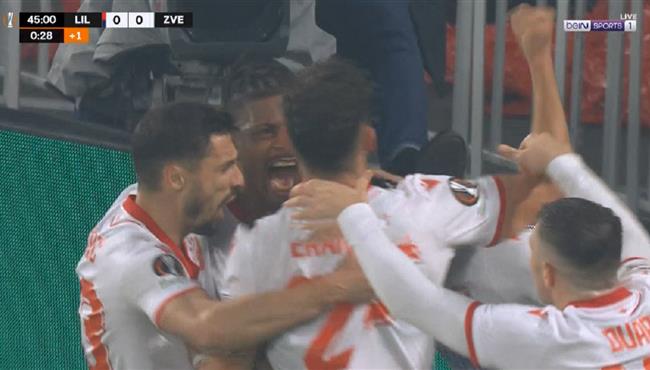 هدف فوز النجم الاحمر علي ليل 1 0 الدوري الاوروبي