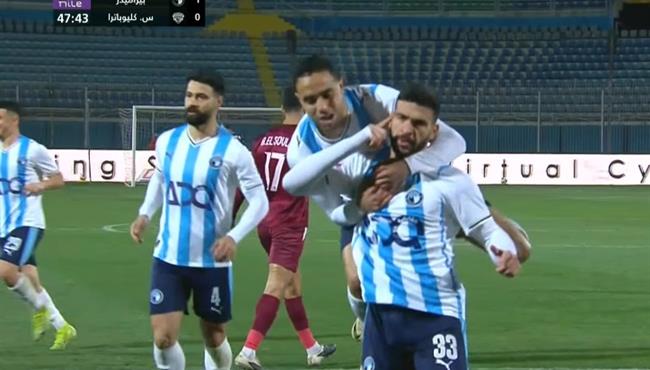 هدف حامد حمدان الرائع في مرمي سيراميكا كليوباترا بالدوري المصري