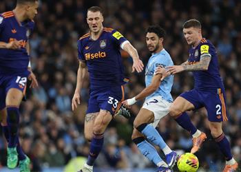 فيديو ماذا قدم عمر مرموش في مباراة مانشستر سيتي ونيوكاسل بـ الدوري الإنجليزي