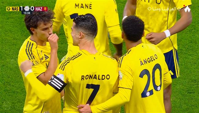 اهداف مباراة النصر والحزم 4 0 الدوري السعودي