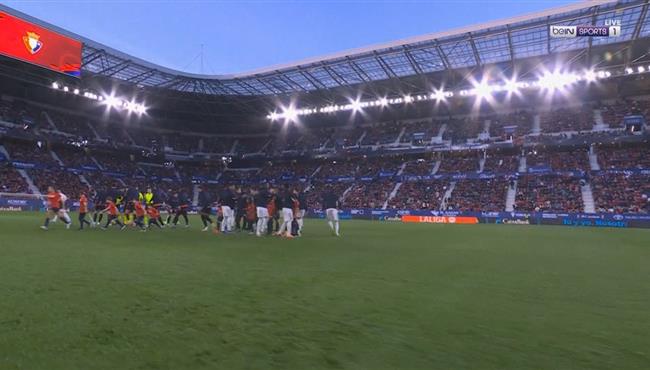 ملخص مباراة ريال مدريد واوساسونا 1 2 الدوري الاسباني